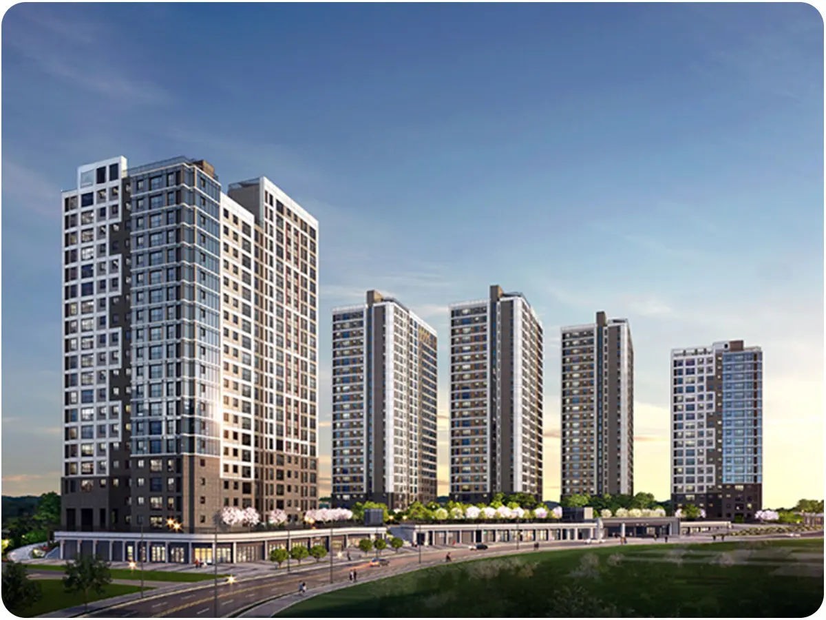 고덕 수자인 풍경채 2단지 조감도